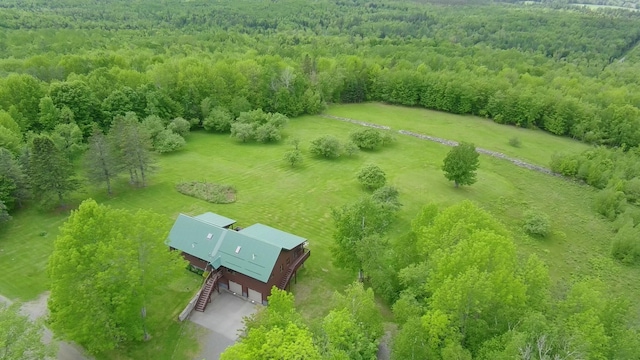 1083 N Rd, Ripley, ME 04930 - aerial view of sparsely populated area with a forest