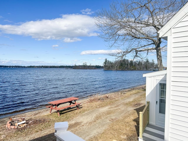 108/9 113 Sandy Beach Rd, Glenburn, ME 04401 - property view of water with entry steps