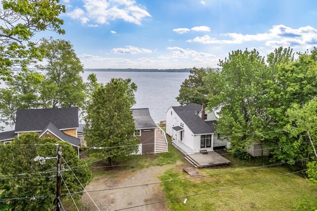 108/9 113 Sandy Beach Rd, Glenburn, ME 04401 - view from above of property featuring a large body of water