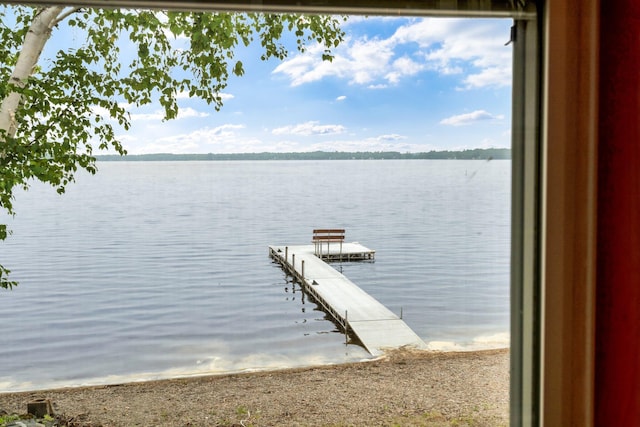108/9 113 Sandy Beach Rd, Glenburn, ME 04401 - dock area with a boat ramp and a water view
