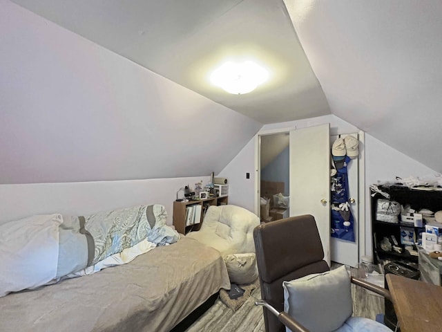 1716 Main St, Mapleton, ME 04757 - bedroom with lofted ceiling