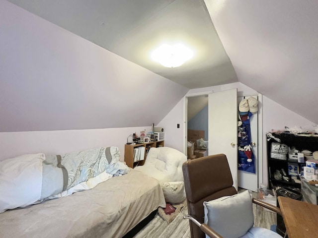 1716 Main St, Mapleton, ME 04757 - bedroom with lofted ceiling