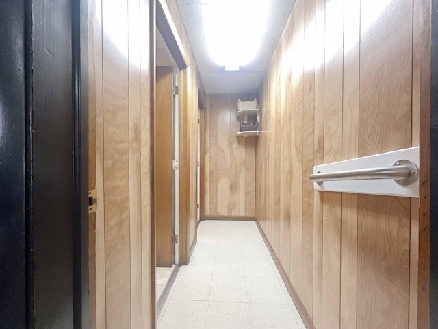 1716 Main St, Mapleton, ME 04757 - hall featuring wooden walls