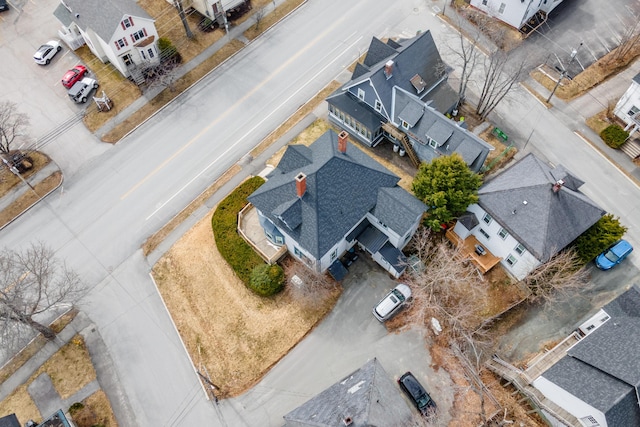 bird's eye view featuring a residential view