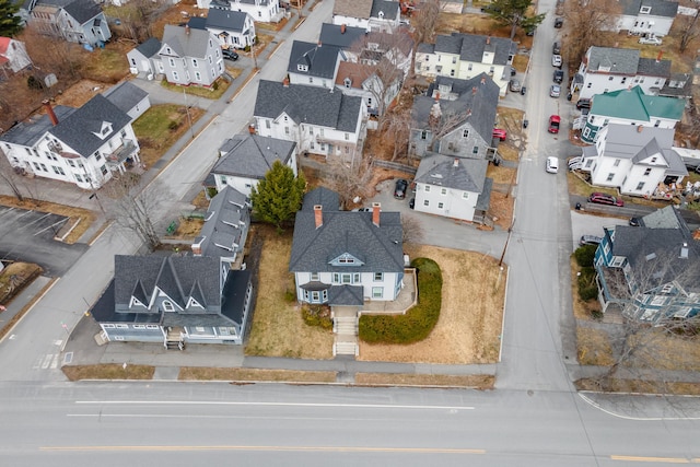 drone / aerial view featuring a residential view