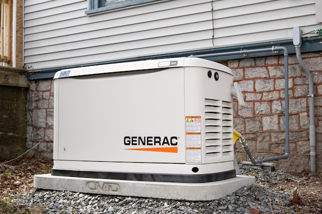 details with a power unit and stone siding