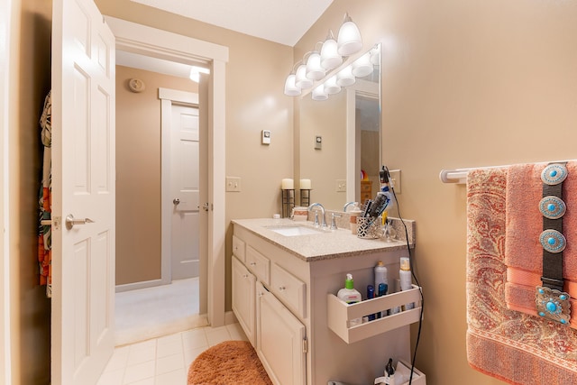 252 General Turner Hill Rd, Turner, ME 04282 - bathroom featuring tile patterned floors and vanity