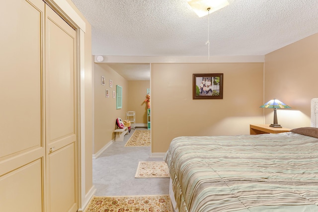 252 General Turner Hill Rd, Turner, ME 04282 - bedroom featuring light colored carpet and a textured ceiling