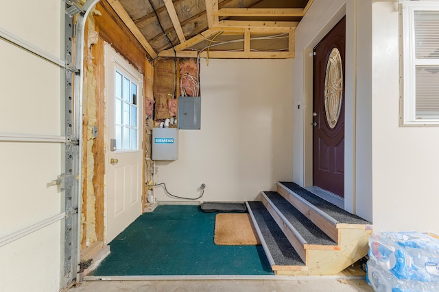 252 General Turner Hill Rd, Turner, ME 04282 - entrance to property with electric panel