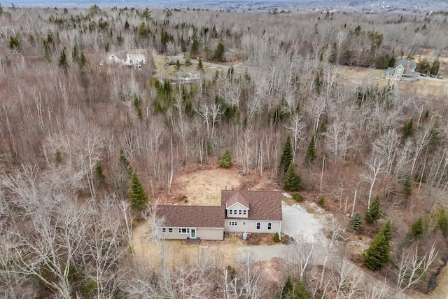 bird's eye view featuring a rural view