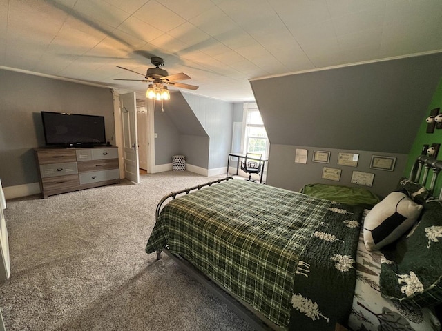 475 Main St, Van Buren, ME 04785 - carpeted bedroom featuring ceiling fan