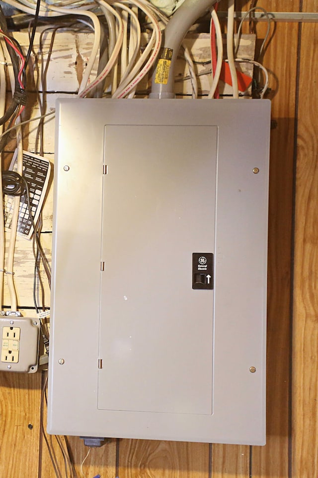 165 Pleasant Ave, Madawaska, ME 04756 - utility room featuring electric panel