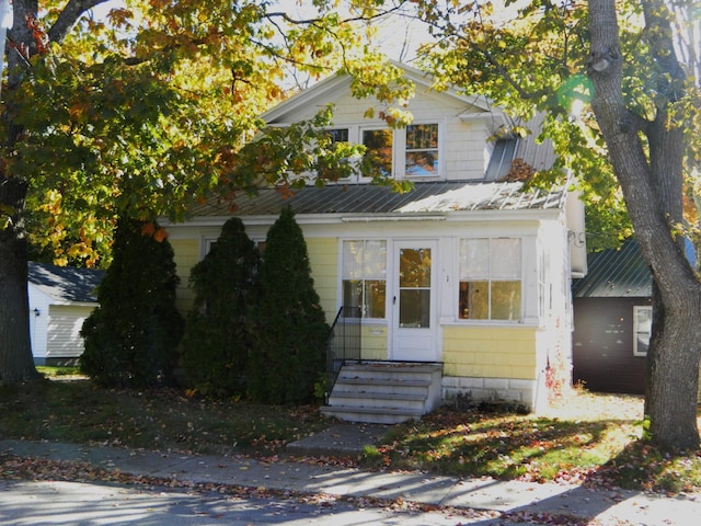 1 Prospect St, Sanford, ME 04083 - bungalow featuring entry steps and metal roof