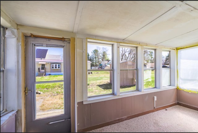 21 Exeter Rd, Corinna, ME 04928 - unfurnished sunroom with a healthy amount of sunlight