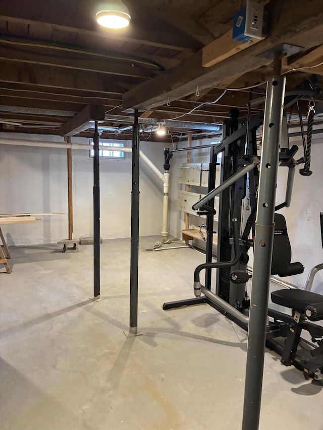 57 Salmond St, Belfast, ME 04915 - view of unfinished basement