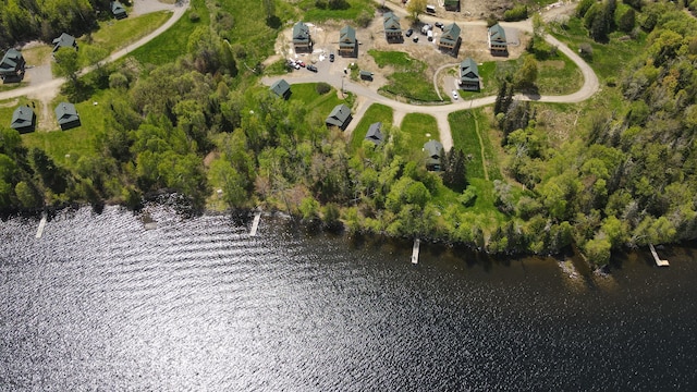 747 S Shore Dr Unit 6, Rangeley Plt, ME 04970 - aerial view of property and surrounding area with a large body of water