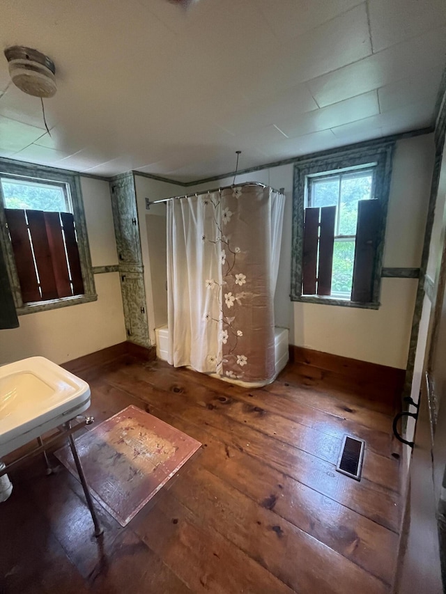 67 Elm St, Newfield, ME 04095 - empty room featuring hardwood / wood-style flooring and baseboards
