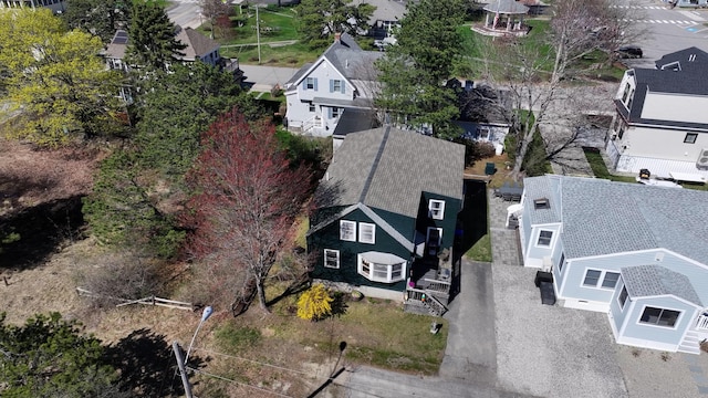 drone / aerial view featuring a residential view