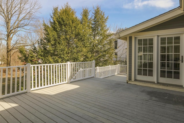view of deck
