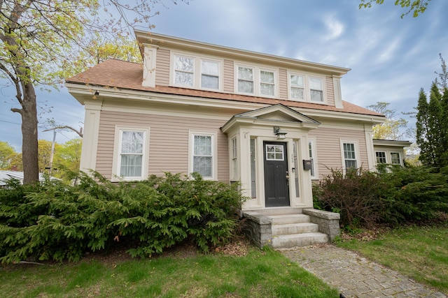 369 Ohio St, Bangor, ME 04401 - view of front of home featuring roof with shingles
