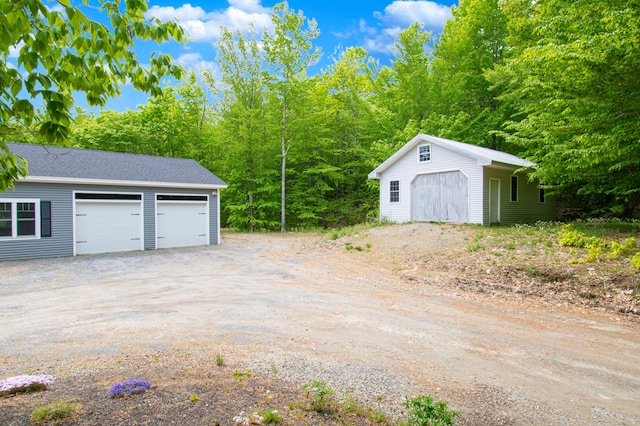 12 Charlies Way, Readfield, ME 04355 - view of detached garage