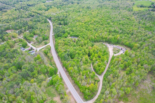 12 Charlies Way, Readfield, ME 04355 - birds eye view of property with a wooded view