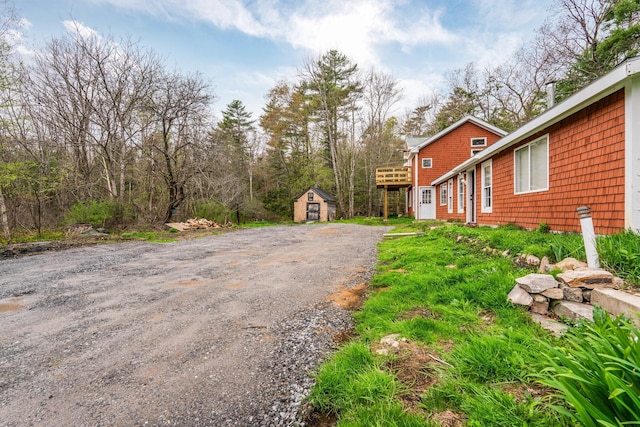 285 Hockomock Rd, Woolwich, ME 04579 - view of dirt / gravel road
