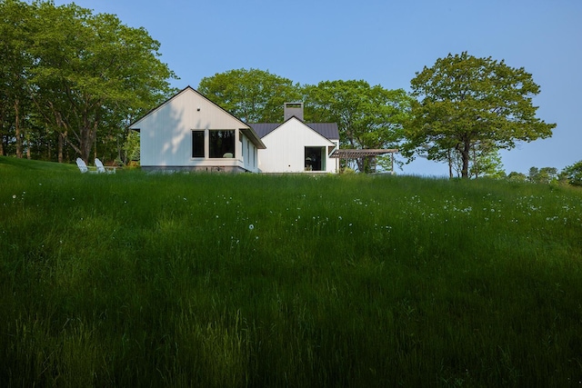 4 Ice House Pt, York, ME 03909 - rear view of property featuring a chimney