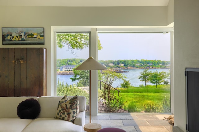 4 Ice House Pt, York, ME 03909 - interior space featuring a water view