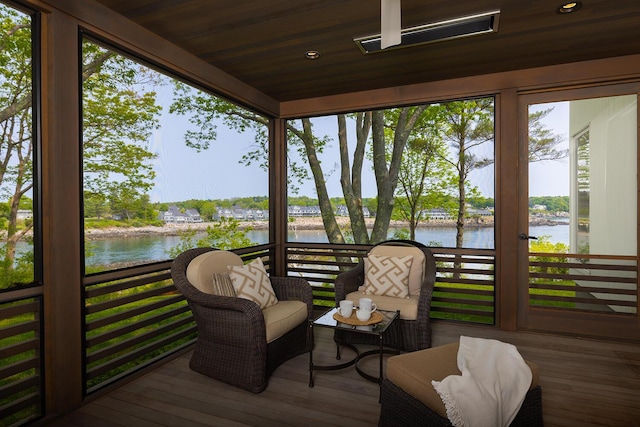 4 Ice House Pt, York, ME 03909 - wooden terrace with a water view