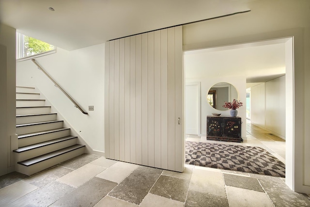 4 Ice House Pt, York, ME 03909 - stairs with stone tile flooring
