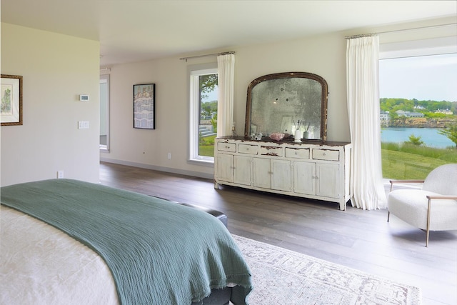 4 Ice House Pt, York, ME 03909 - bedroom featuring dark wood-style flooring and baseboards