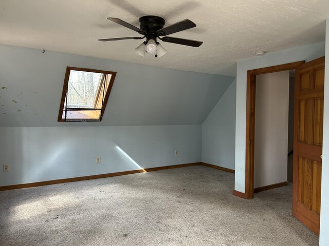 669 New Dam Rd, Waterboro, ME 04061 - bonus room with ceiling fan, carpet flooring, baseboards, and a skylight