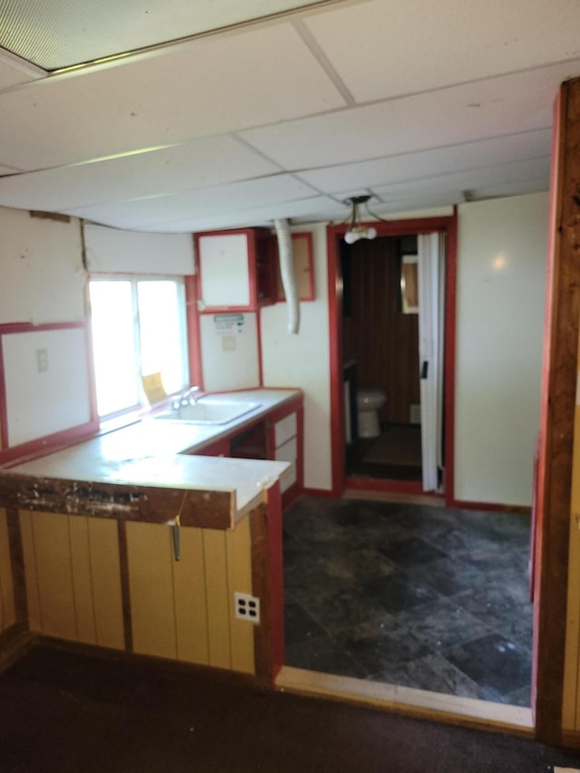 kitchen featuring a sink