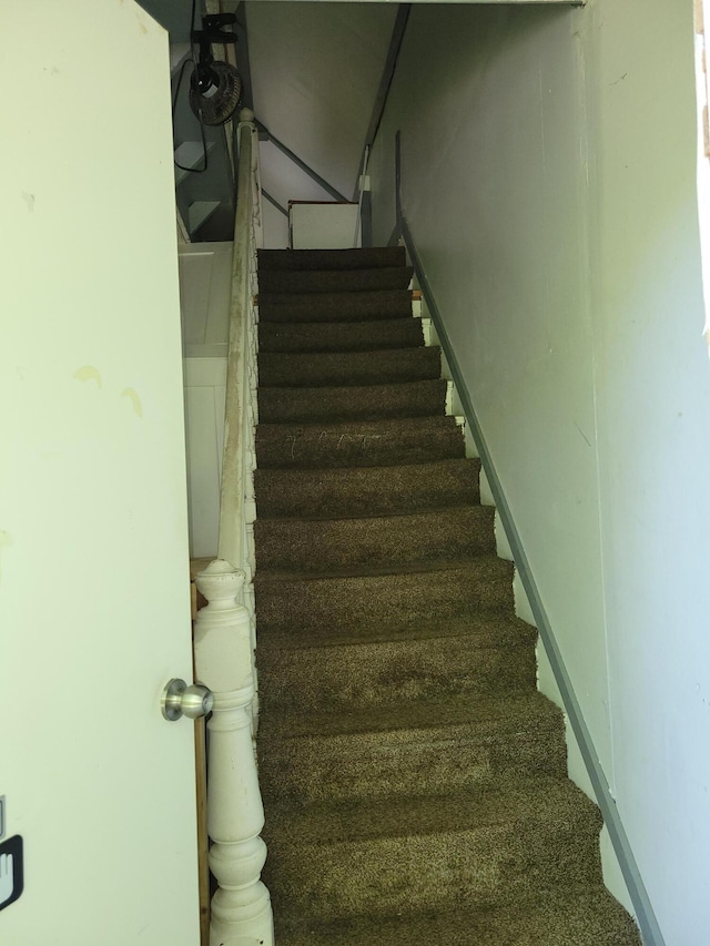 view of staircase
