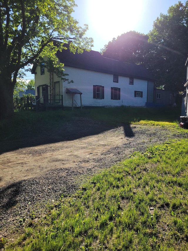 view of rear view of house