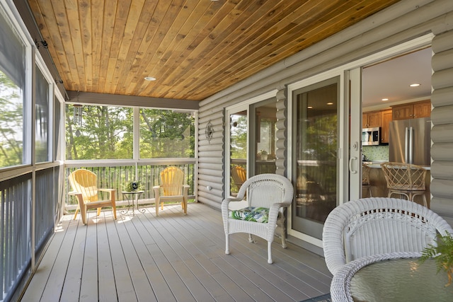 86 Firth Dr, Boothbay, ME 04537 - view of sunroom / solarium