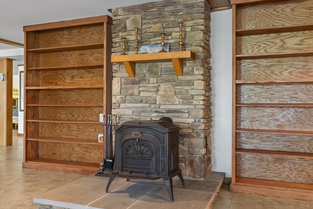 86 Firth Dr, Boothbay, ME 04537 - detailed view of a wood stove