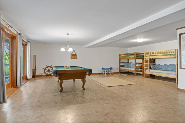 86 Firth Dr, Boothbay, ME 04537 - playroom with billiards table and baseboards