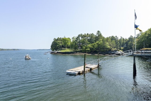 86 Firth Dr, Boothbay, ME 04537 - dock area with a water view