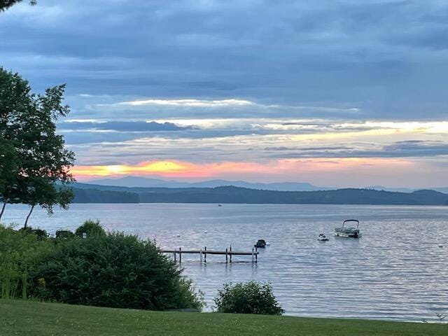 24 Clifford Rd Unit 18, Naples, ME 04055 - water view featuring a mountain view