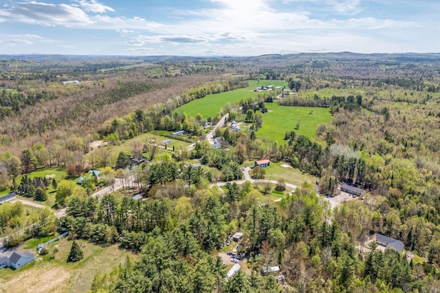 269 Hebron Rd, Buckfield, ME 04220 - aerial view of property's location featuring a heavily wooded area