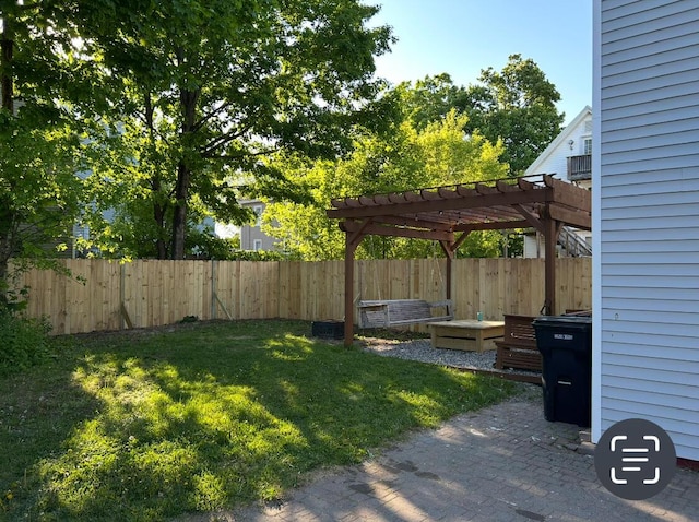 60 Elm St, Bangor, ME 04401 - view of yard with a pergola