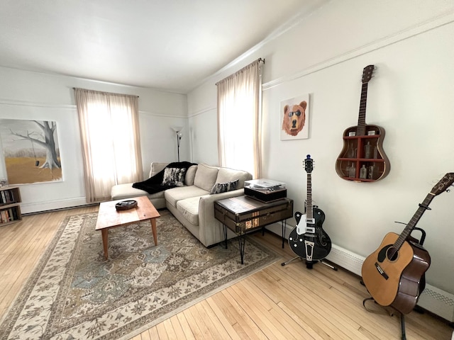 60 Elm St, Bangor, ME 04401 - living area with hardwood / wood-style flooring