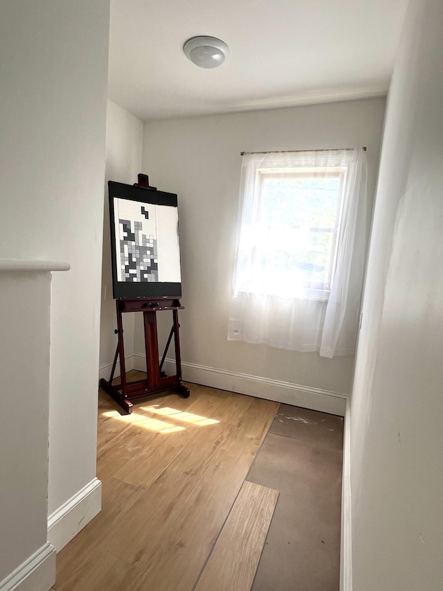 60 Elm St, Bangor, ME 04401 - empty room featuring light wood-style floors and baseboards