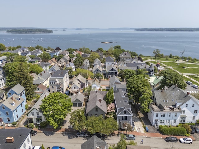 15 Obrion St Unit A, Portland, ME 04101 - aerial perspective of suburban area with a large body of water