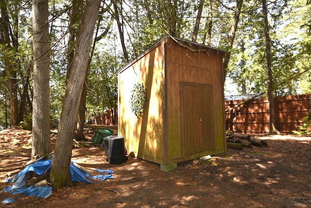 78 Martin Rd, Saint Albans, ME 04971 - view of shed with fence