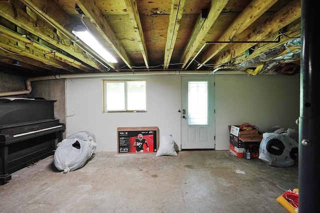 845 Hudson Rd, Glenburn, ME 04401 - view of below grade area