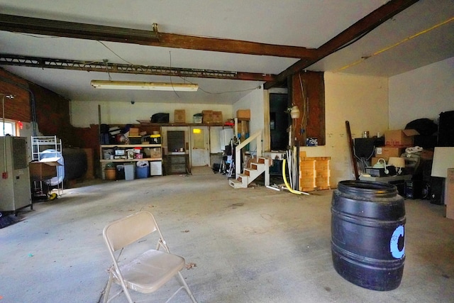 845 Hudson Rd, Glenburn, ME 04401 - view of garage