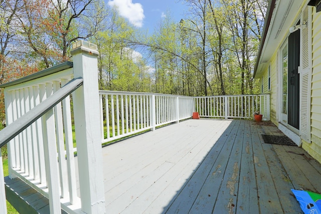845 Hudson Rd, Glenburn, ME 04401 - view of deck